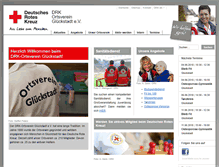 Tablet Screenshot of drk-glueckstadt.de